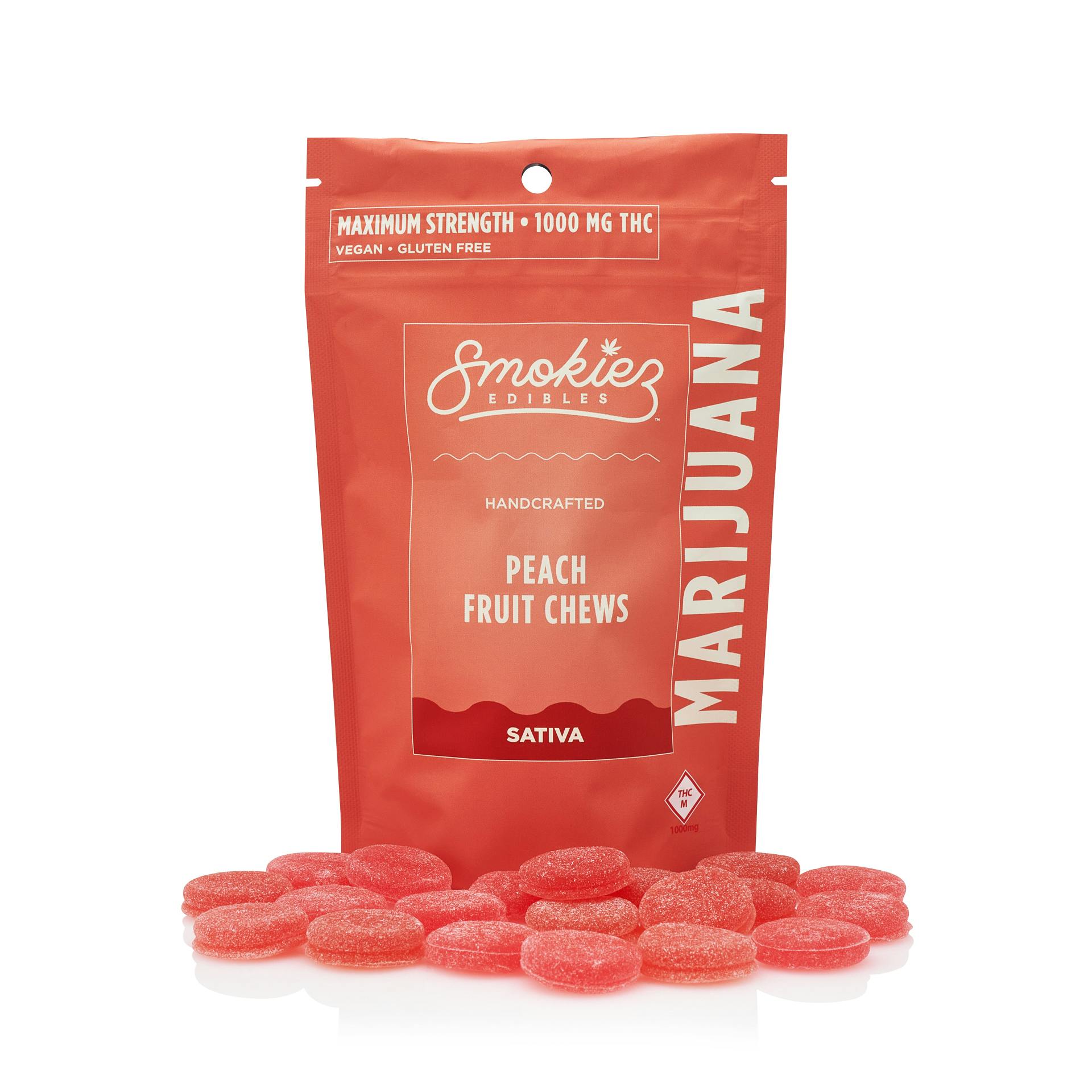 Smokiez: Gummies | Sweet Peach | Sativa | 1000mg | 20pk
