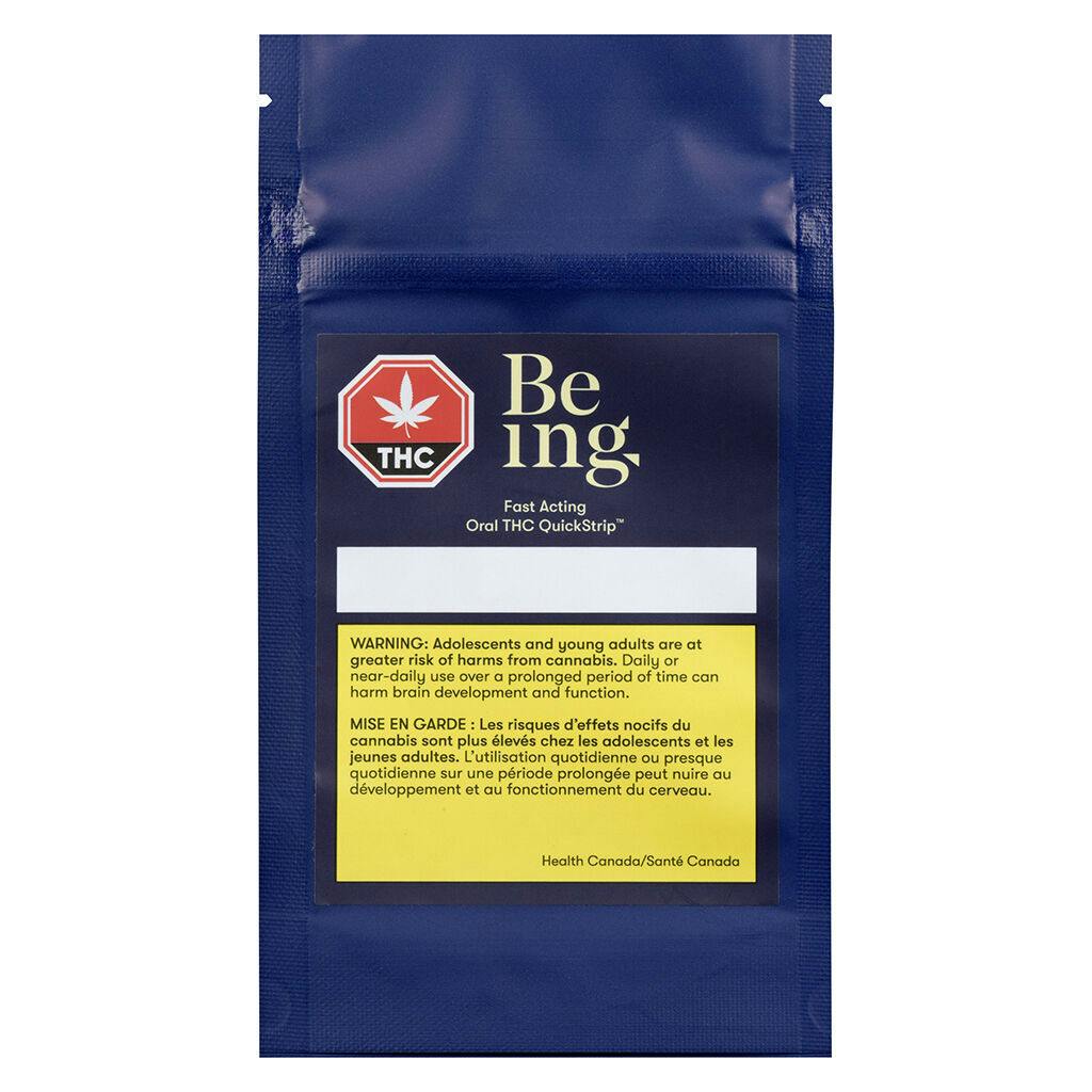 Being - Fast Acting Oral THC QuickStrip - Hybrid - 10 Strips
