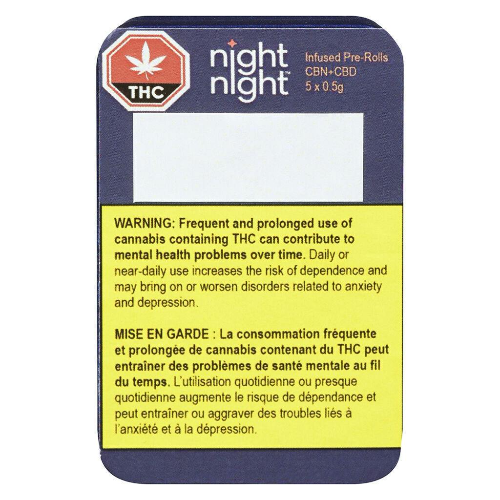 NightNight - CBN+CBD Infused Pre-Rolls - Blend - 2.5g