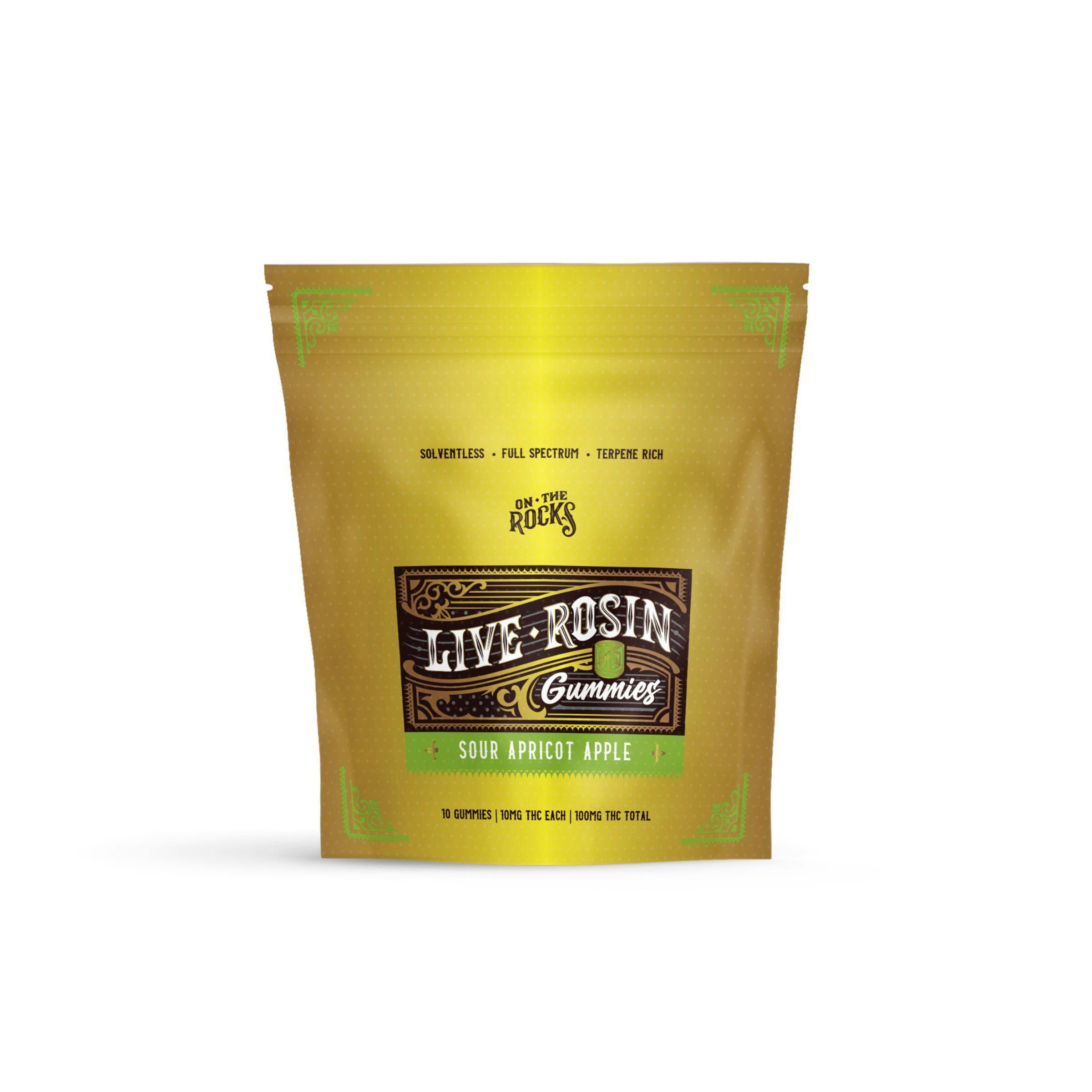 LAST CHANCE OTR Live Rosin Gummy 100mg 10pk Apricot Apple Funnelcake