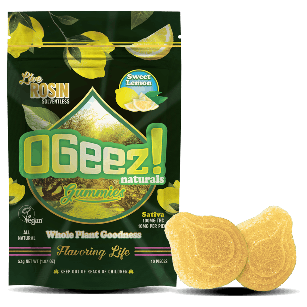 Ogeez Vegan Sweet Clementine Live Rosin 100mg, 10pk