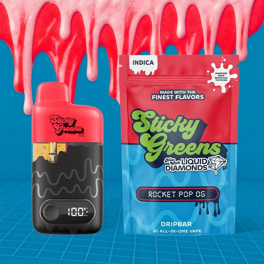 Sticky Greens Rocket Pop OG Disposable 2g