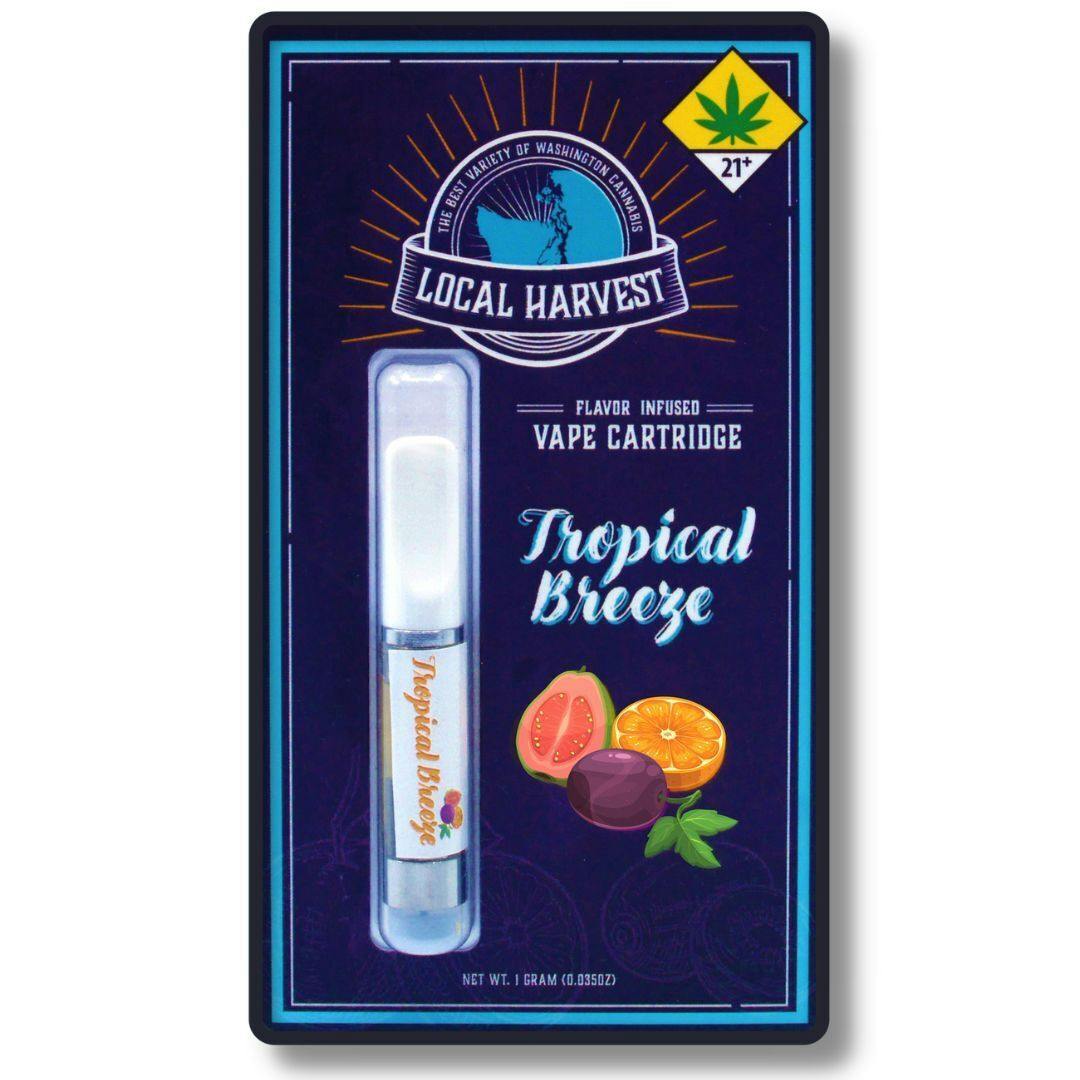 Tropical Breeze 1g Flavored Cartridge (Local Harvest)