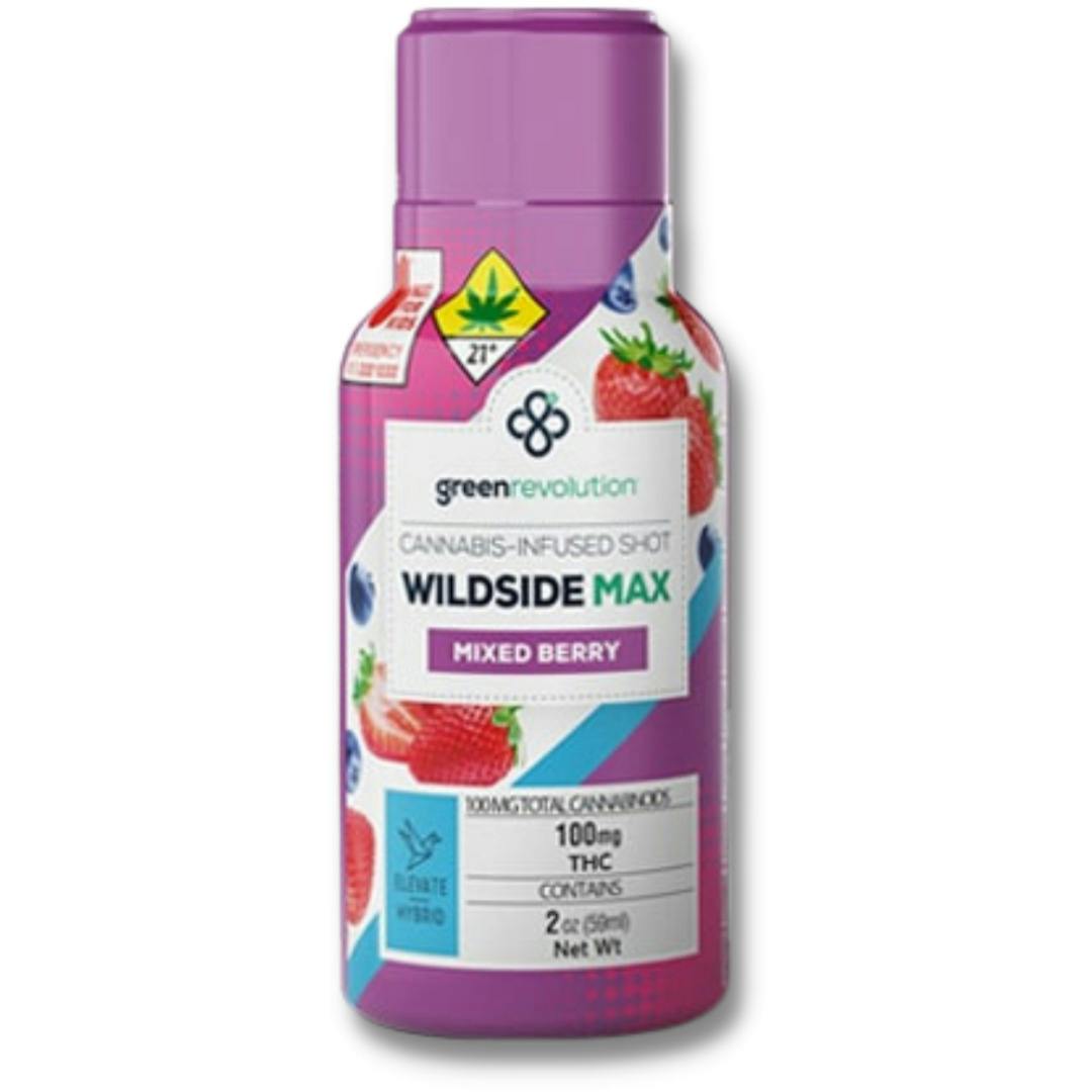 Mixed Berry Max Elevate 100mg Infused Shot (Wildside)