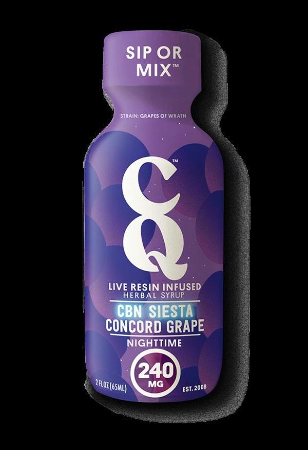 CQ - Sleepy Concord Grape 5:1 THC/CBN - 200mg Live Resin Syrup
