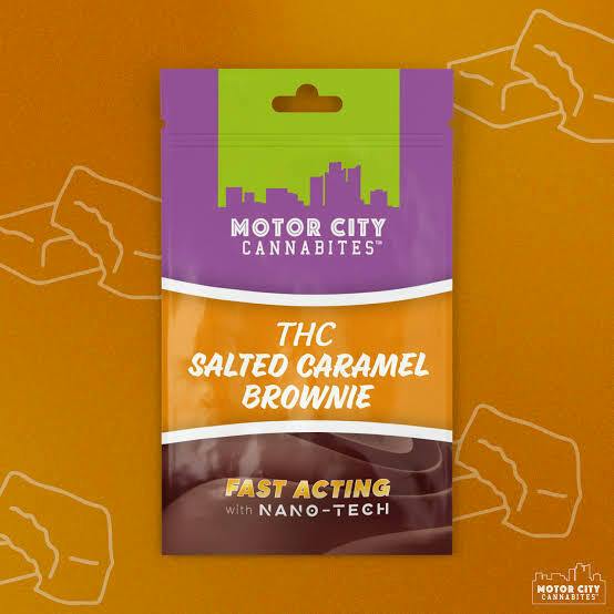 Motor City Cannabites - Salted Caramel Brownie