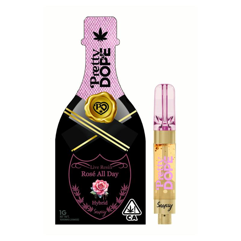 Rose All Day Live Resin Vape - Hybrid - 1g