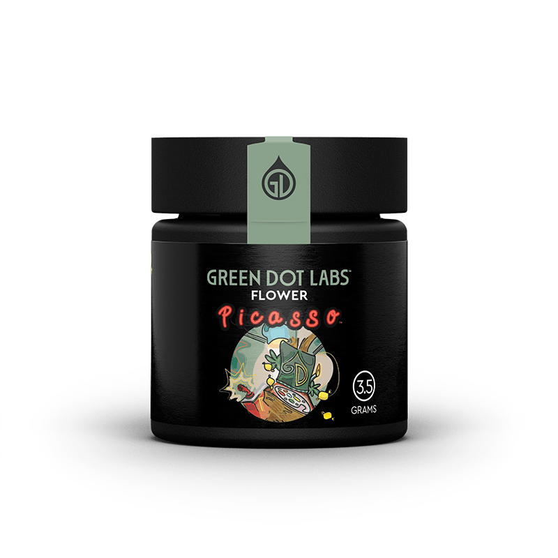 Picasso (H) - 3.5g Pre-Packed Flower - Green Dot Labs