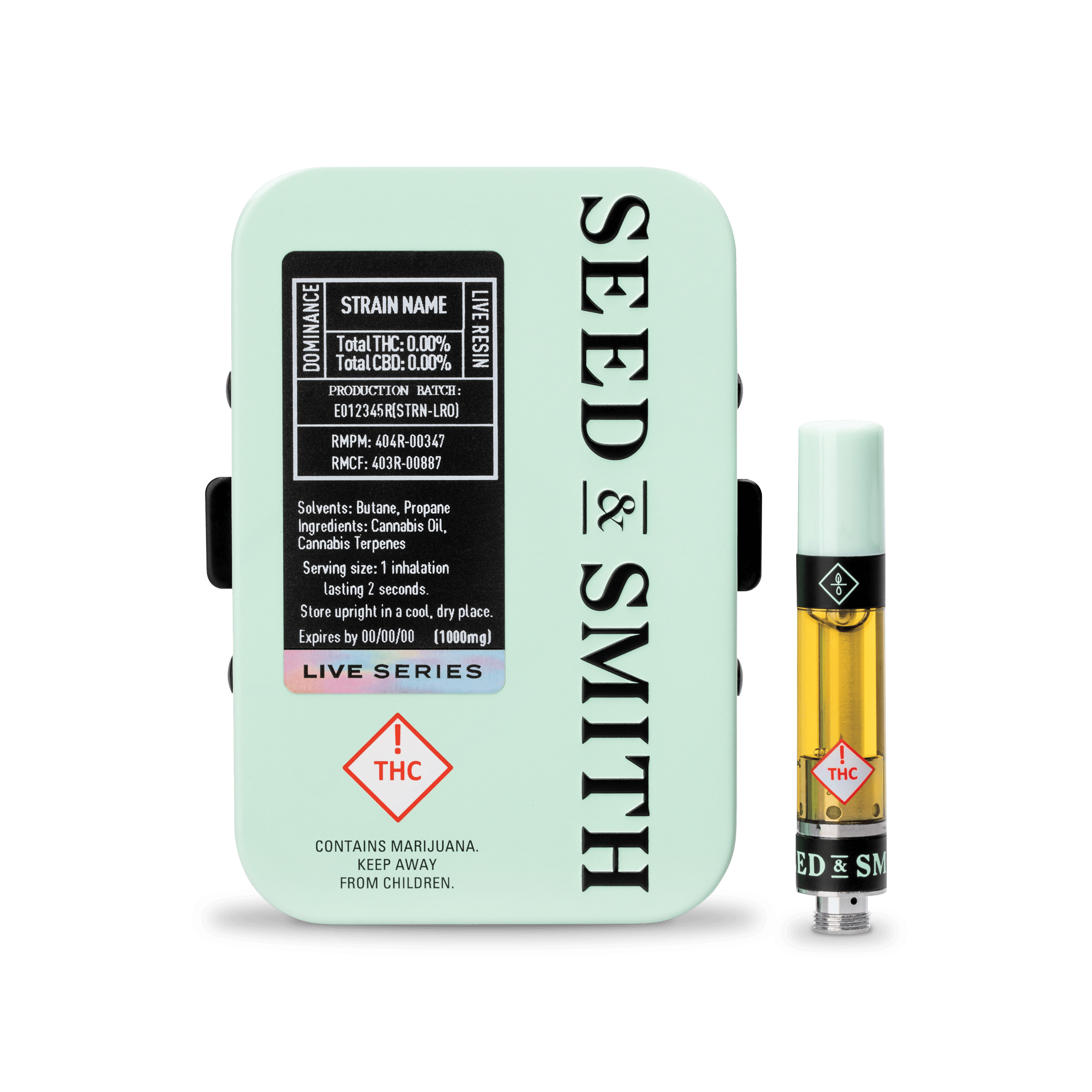 Apricot Scone (S) - 1g Live Resin Cartridge - Seed & Smith