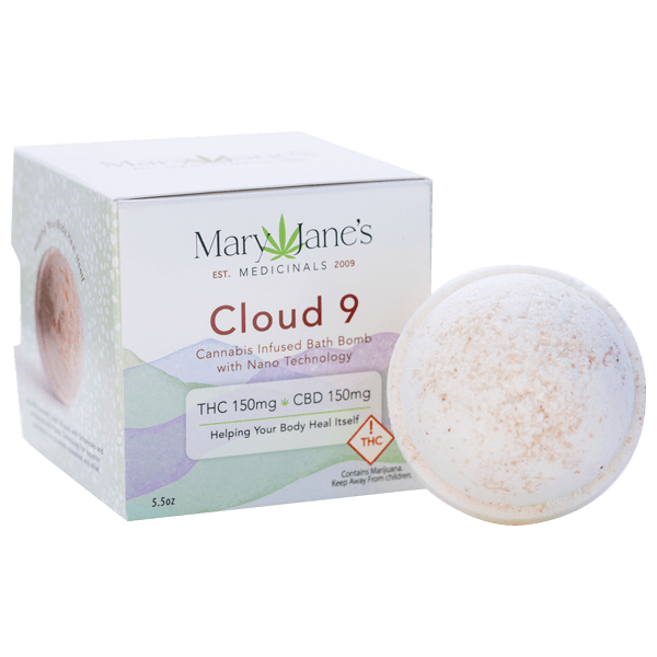 Bath Bomb - (1:1:1 THC:CBD:CBN) - Mary Jane's Medicinals