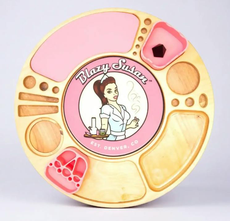 Blazy Susan Rolling Tray - Blazy Susan