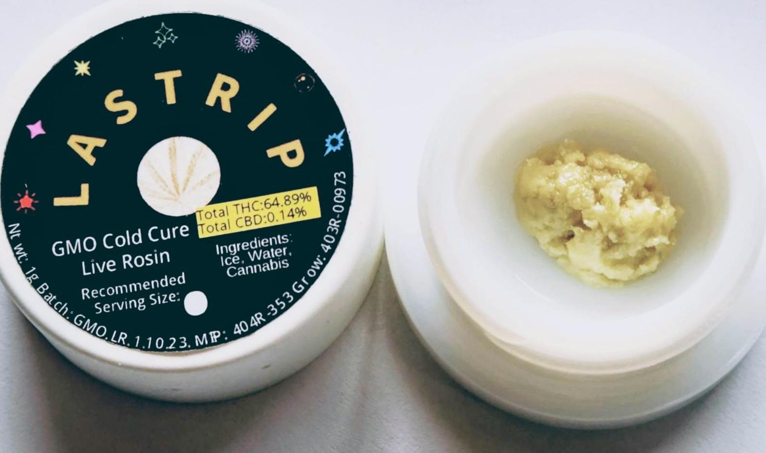 Trop Banana (S/H) - 1g 90/120u Live Rosin - Lastrip