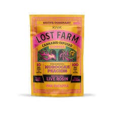X| Lost Farm | Pink Pineapple x Moroccan Peaches | Rosin | Gummy | 100mg | 10pk