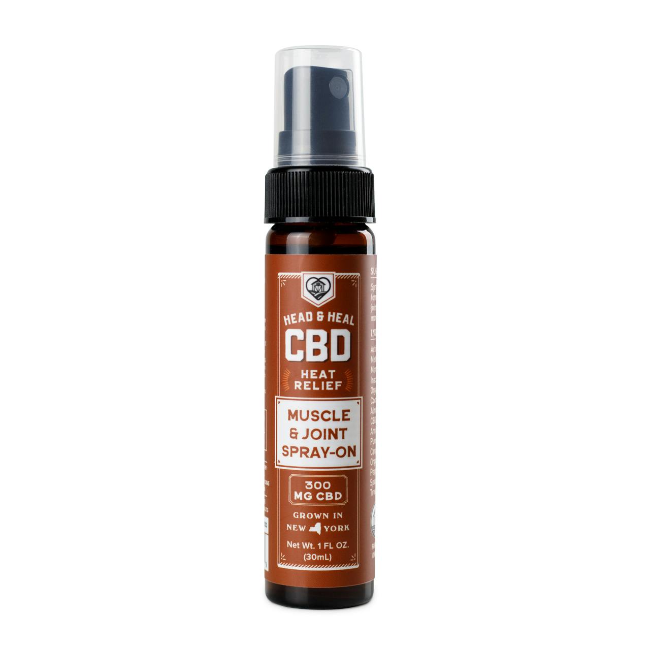 Head & Heal - Muscle & Joint CBD Spray-On - 300mg