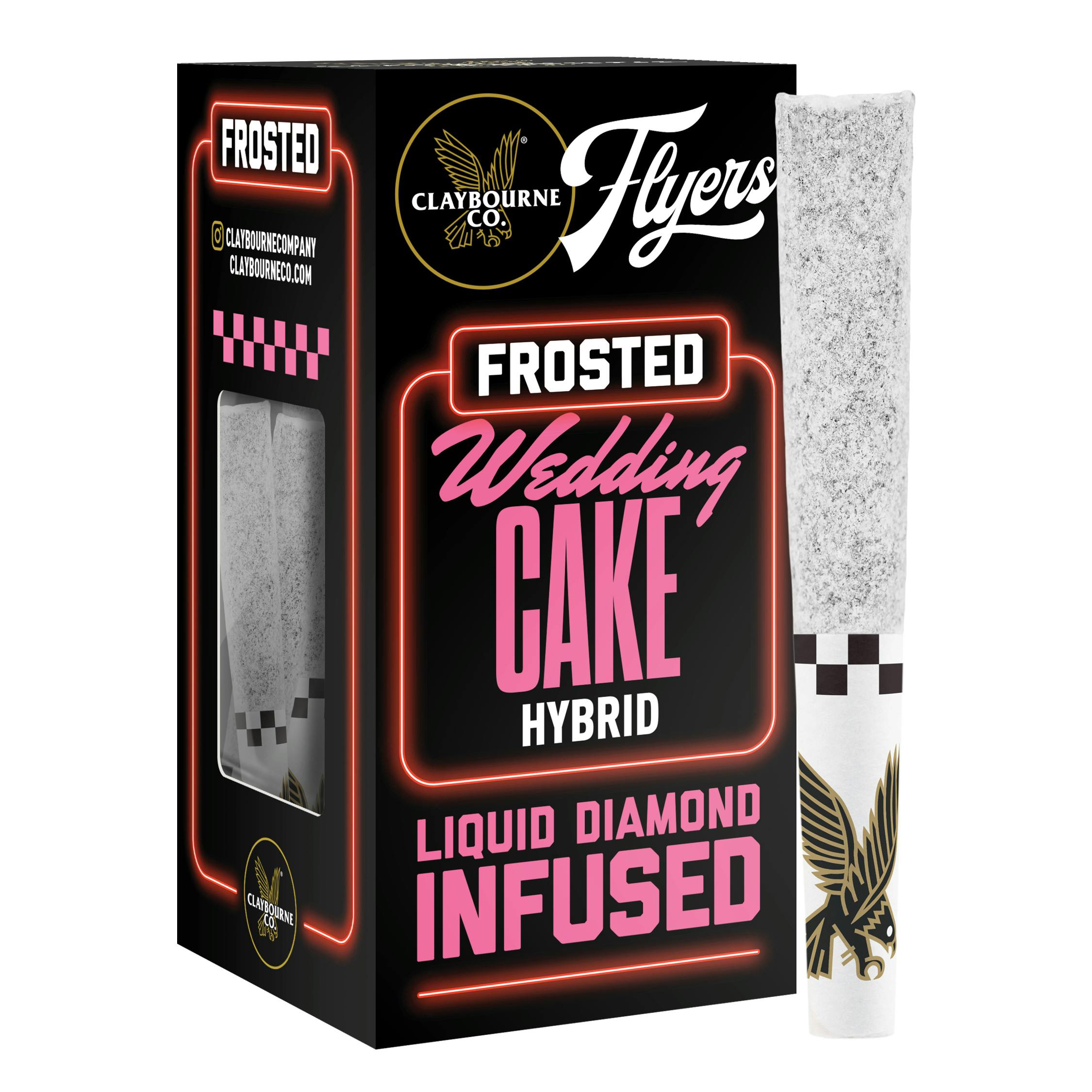 Claybourne Co. | Wedding Cake Frosted Flyer | Infused Pre Roll Pack | 5 X