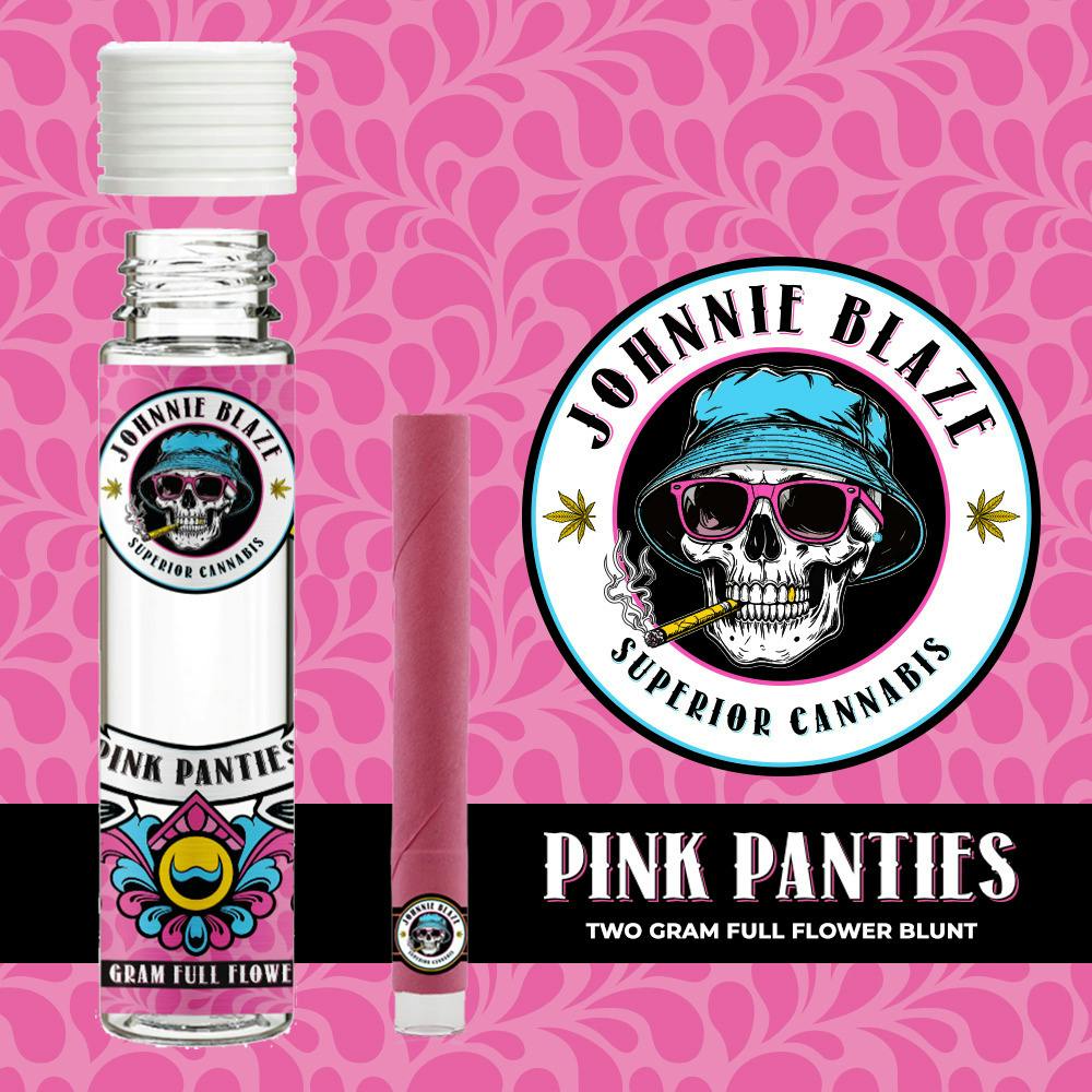 Johnnie Blaze | 2g Glass Tip Blunt | Pink Panties