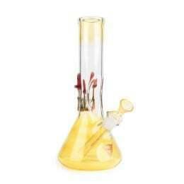 Red Eye - 9 " Mushroom Design -Beaker Bong
