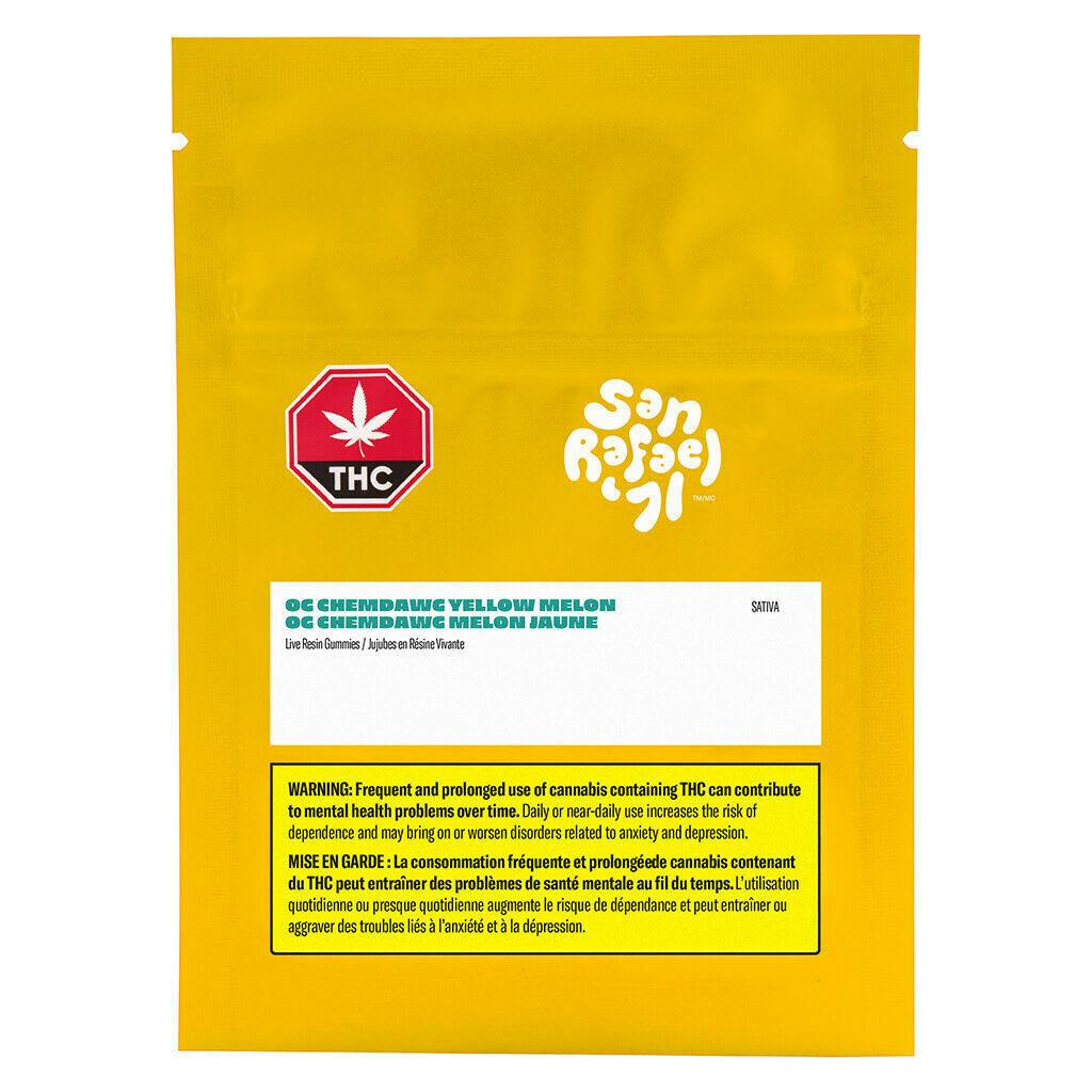 OG Chemdawg Yellow Melon Live Resin- 4 Pack