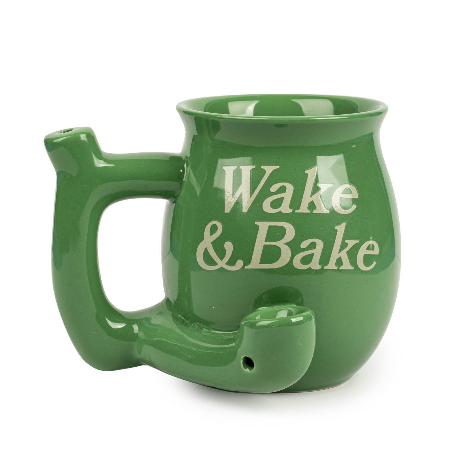 WCG - Wake n Bake Mug Pipe - Green