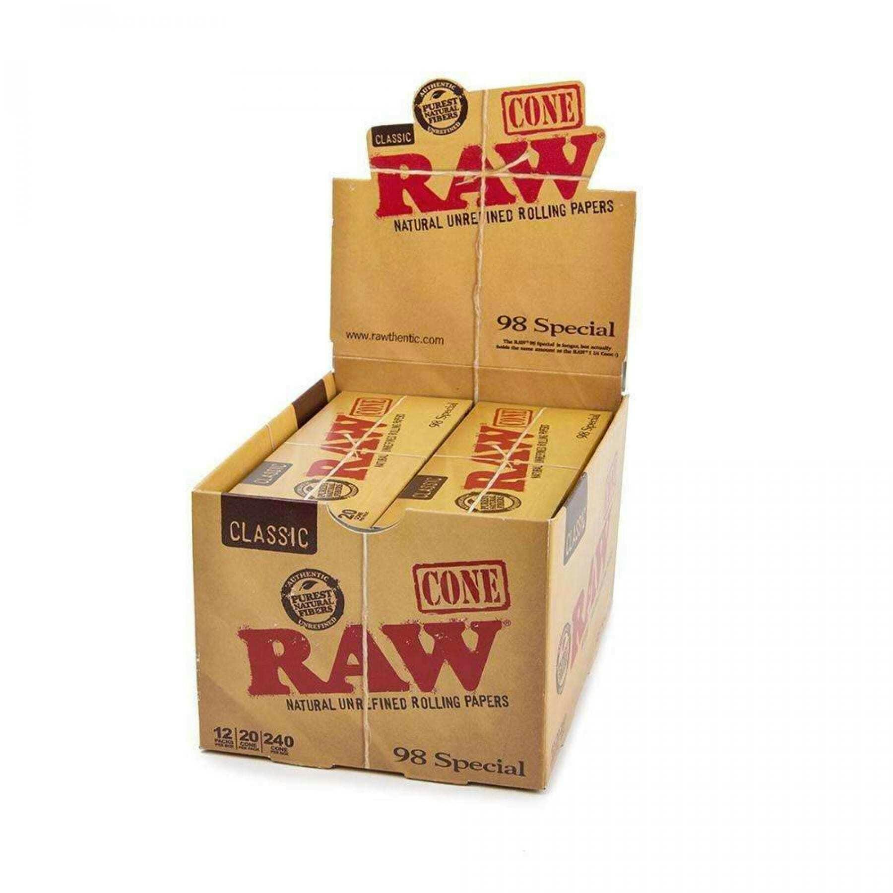 RAW - CLASSIC 98 Special - 20 Cones in PACK