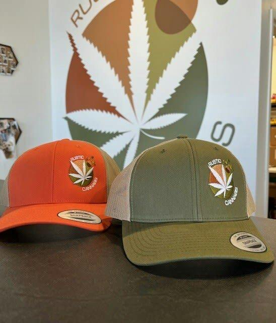 Rustic Cannabis - Ball Cap - Orange or Khaki