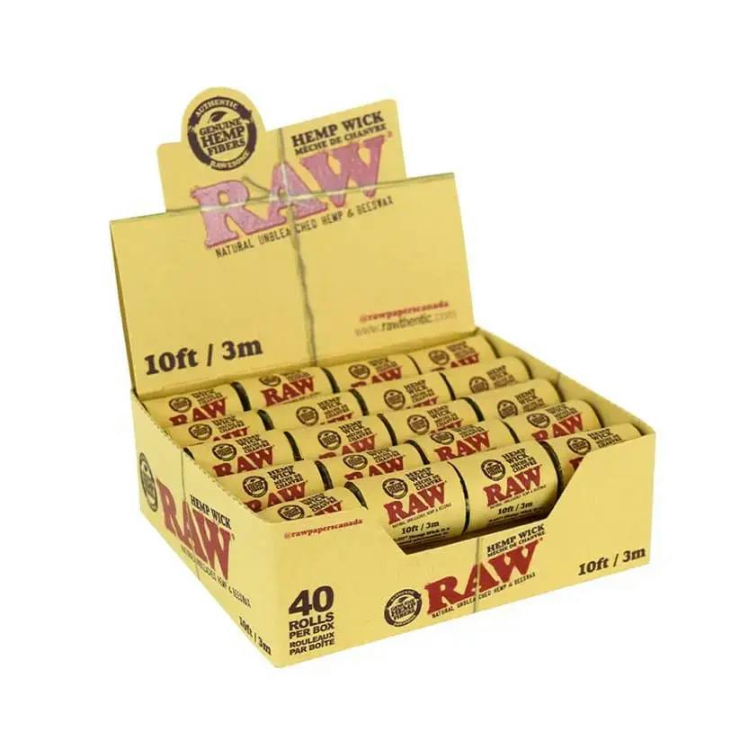 Raw - Hemp Wick - 10ft