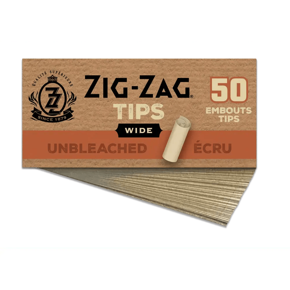 Zig Zag - Unbleached Tips - Wide Width