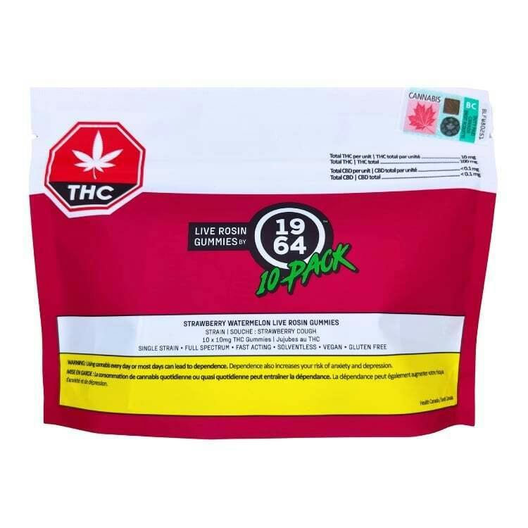 1964 - Strawberry Watermelon Live Rosin - Sativa - 10x1