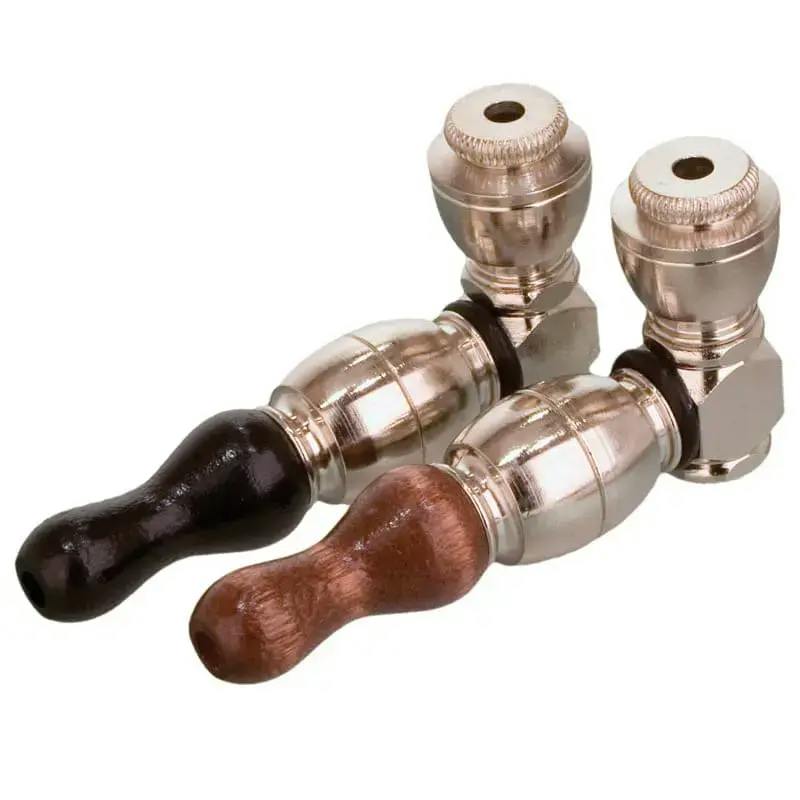 Nickle and Wood Pipe