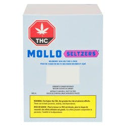 Mollo - Wildberry Acai Seltzer 1:2 THC/CBG - 4x355ml - Beverages