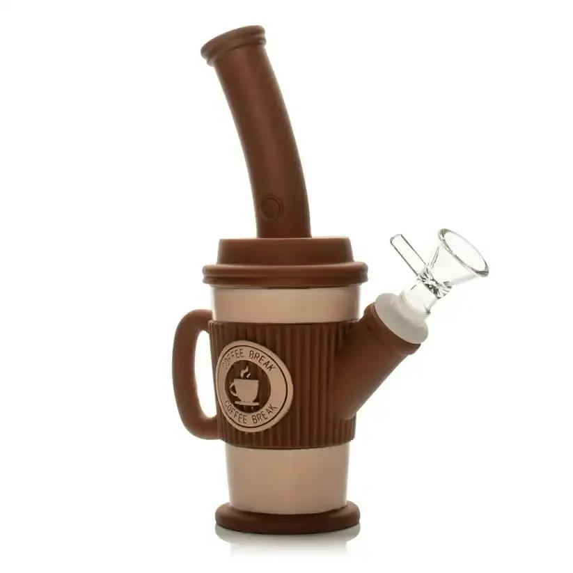 LIT - 8" Coffee Cup Water Pipe