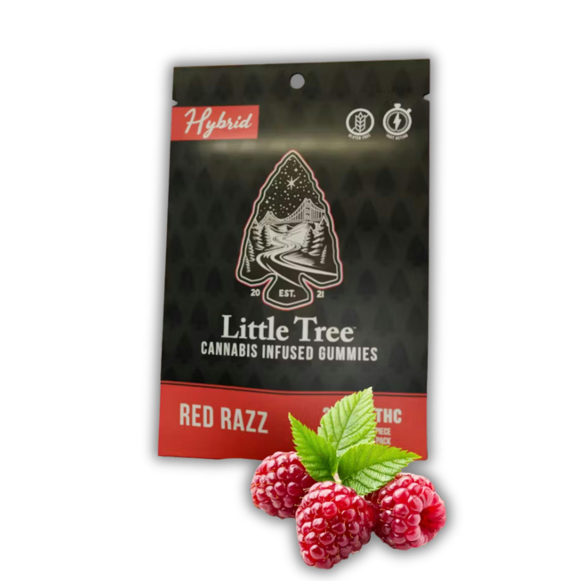 Little Tree | Gummy | Red Razz | 200mg cannabis product