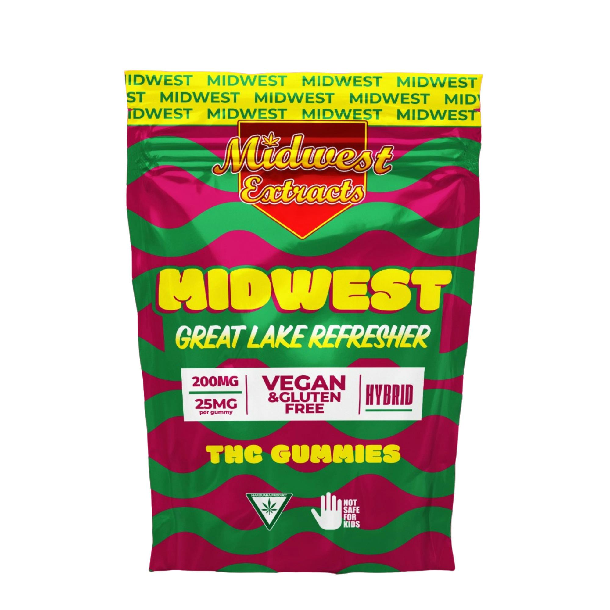 Midwest Extracts | Gummy | Great Lakes Refresher | 200mg