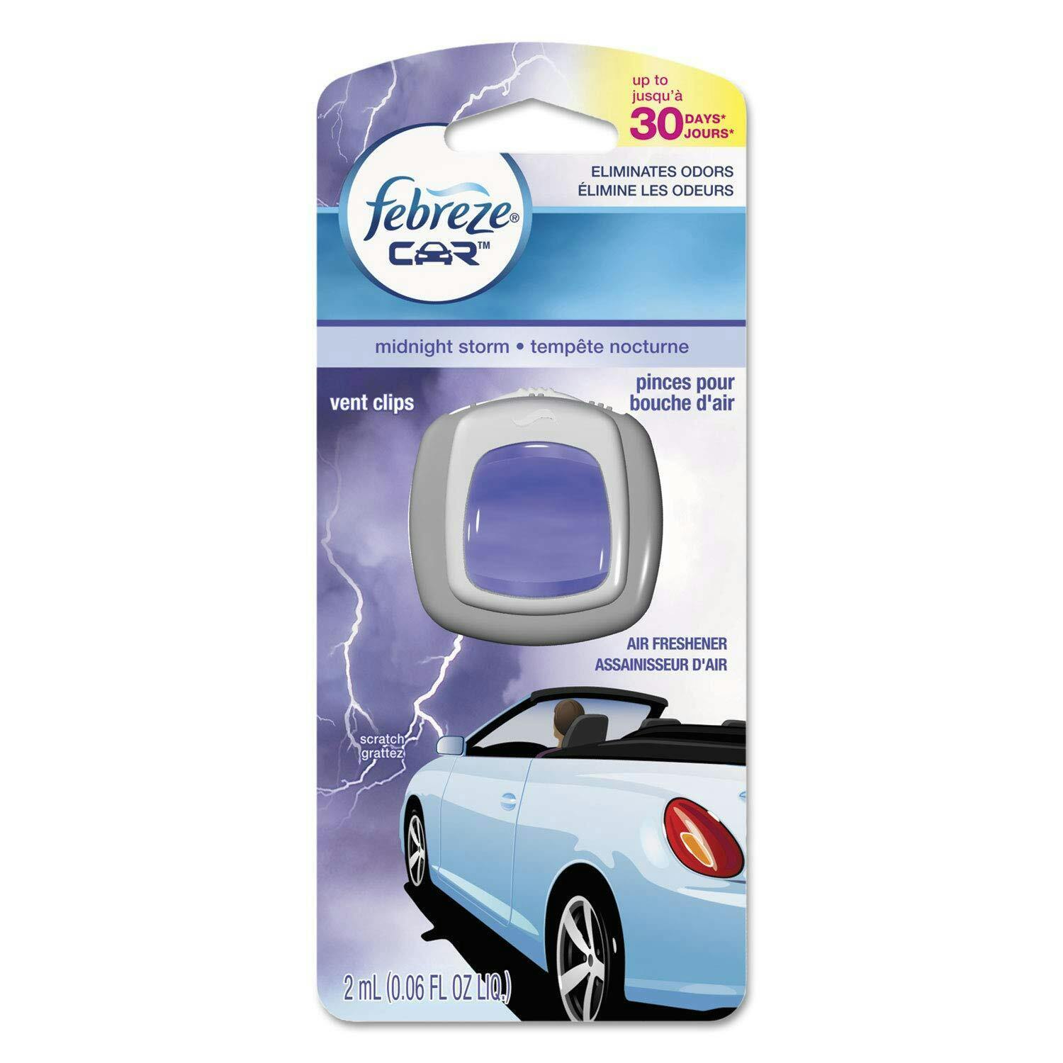 Febreze Car Vent Air Freshener-Midnight Storm