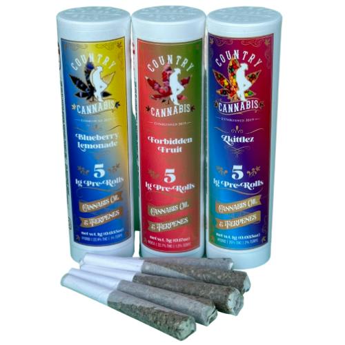 5 pk Infused Preroll - Pineapple Express (CC)