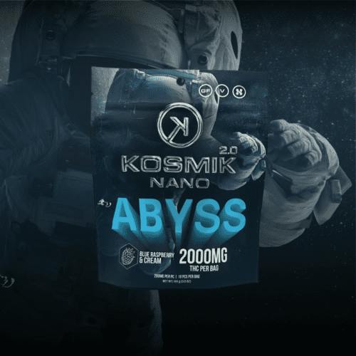 Blue Raspberry & Cream 2000mg Nano Gummies - Kosmik