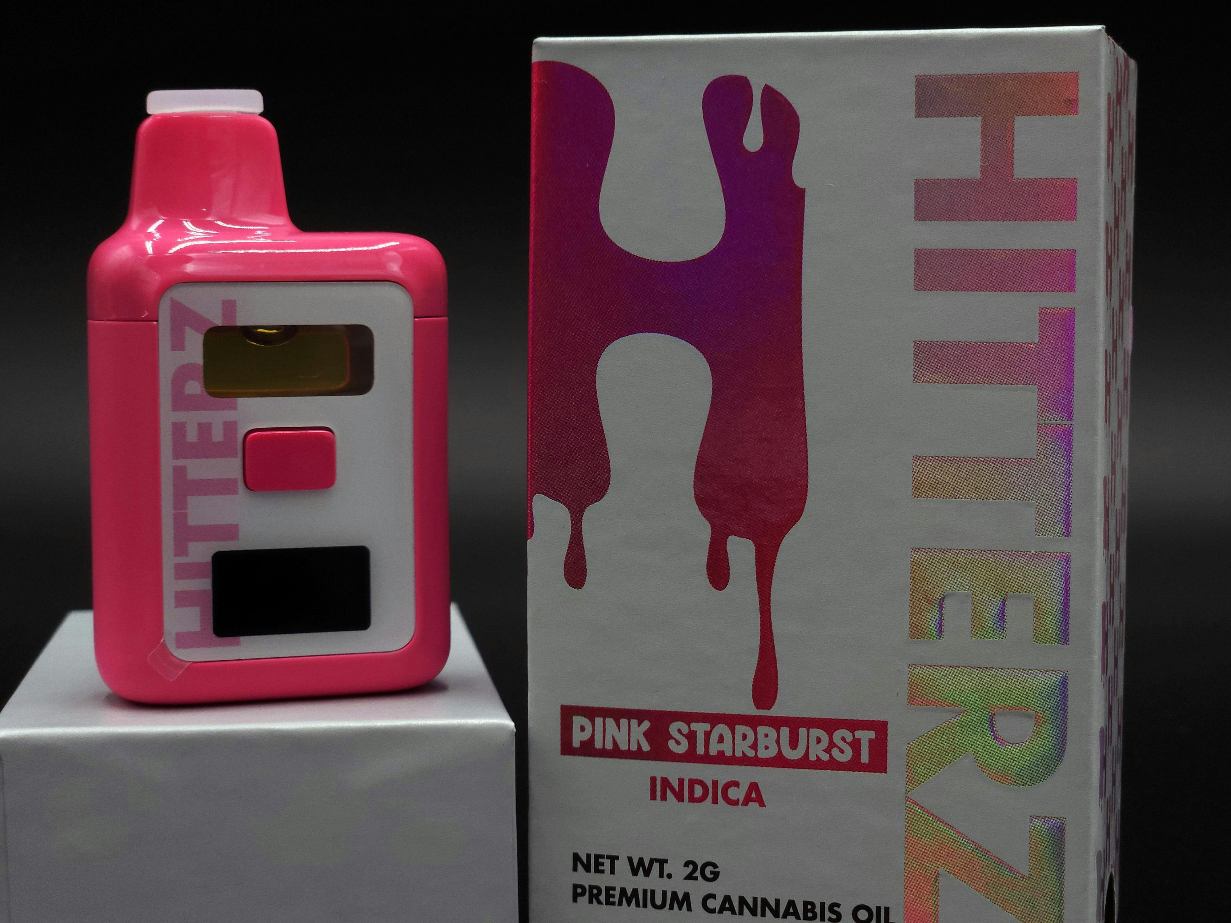 2g Disposable Pink Starburst - Hitterz