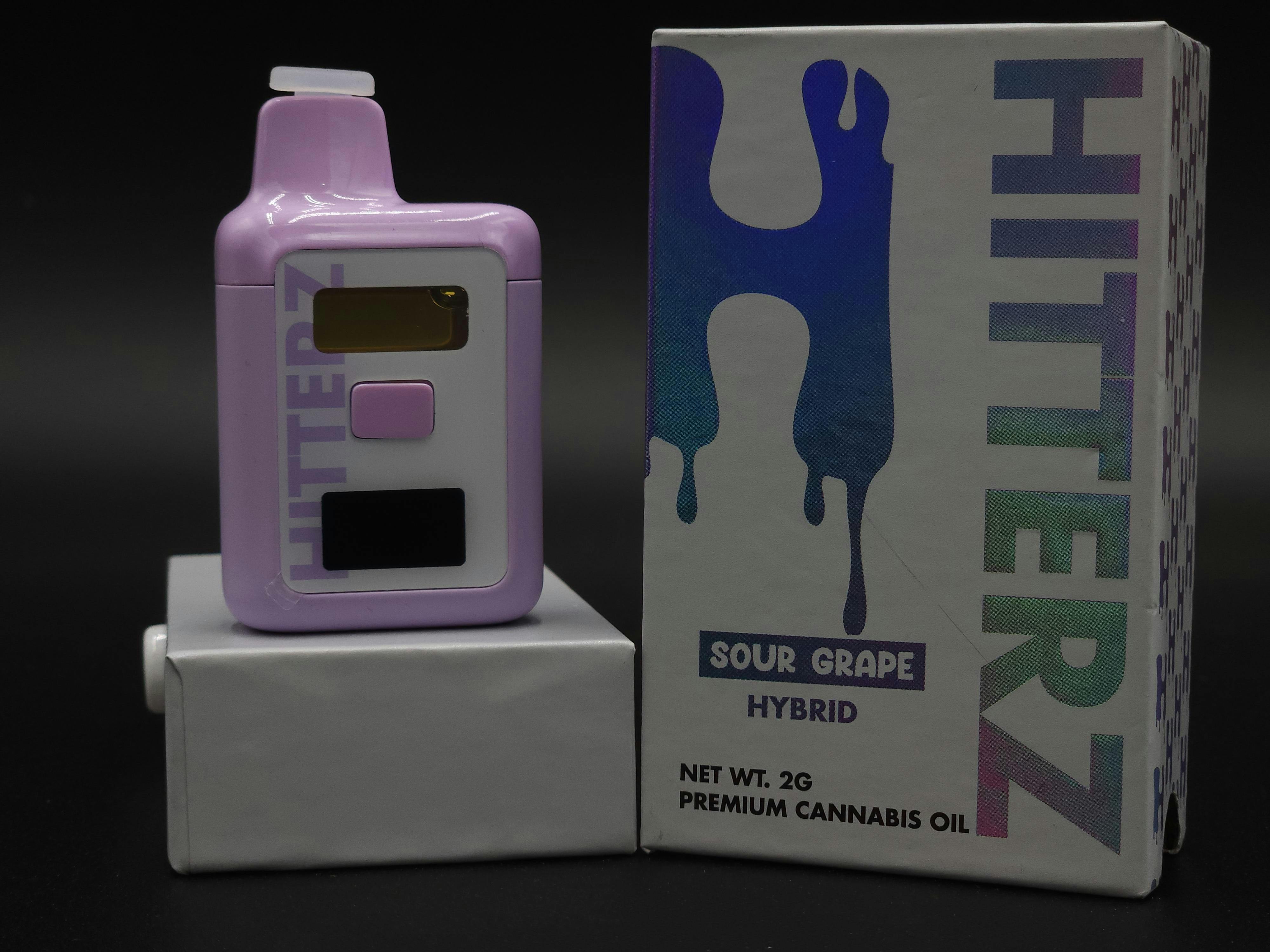 2g Disposable Sour Grape - Hitterz