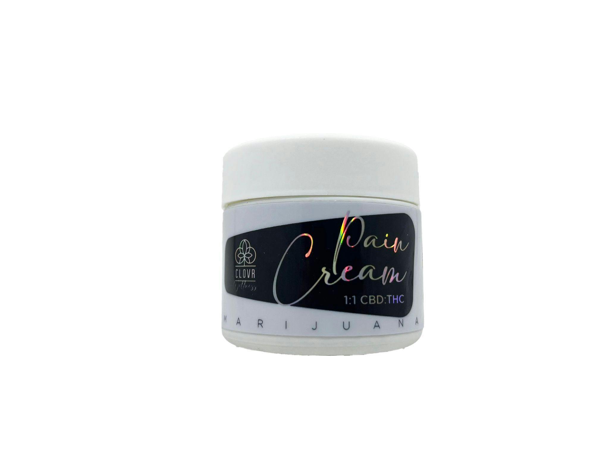 Clovr | Pain Cream 1:1 THC:CBD 100mg