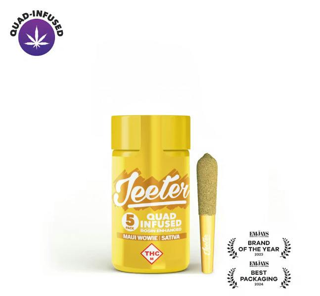 Jeeter | 5pk 0.5g Infused Pre-Roll | Maui Wowie