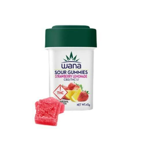 WANA 1:1 Strawberry Lemonade Gummies 100mg (10ct)