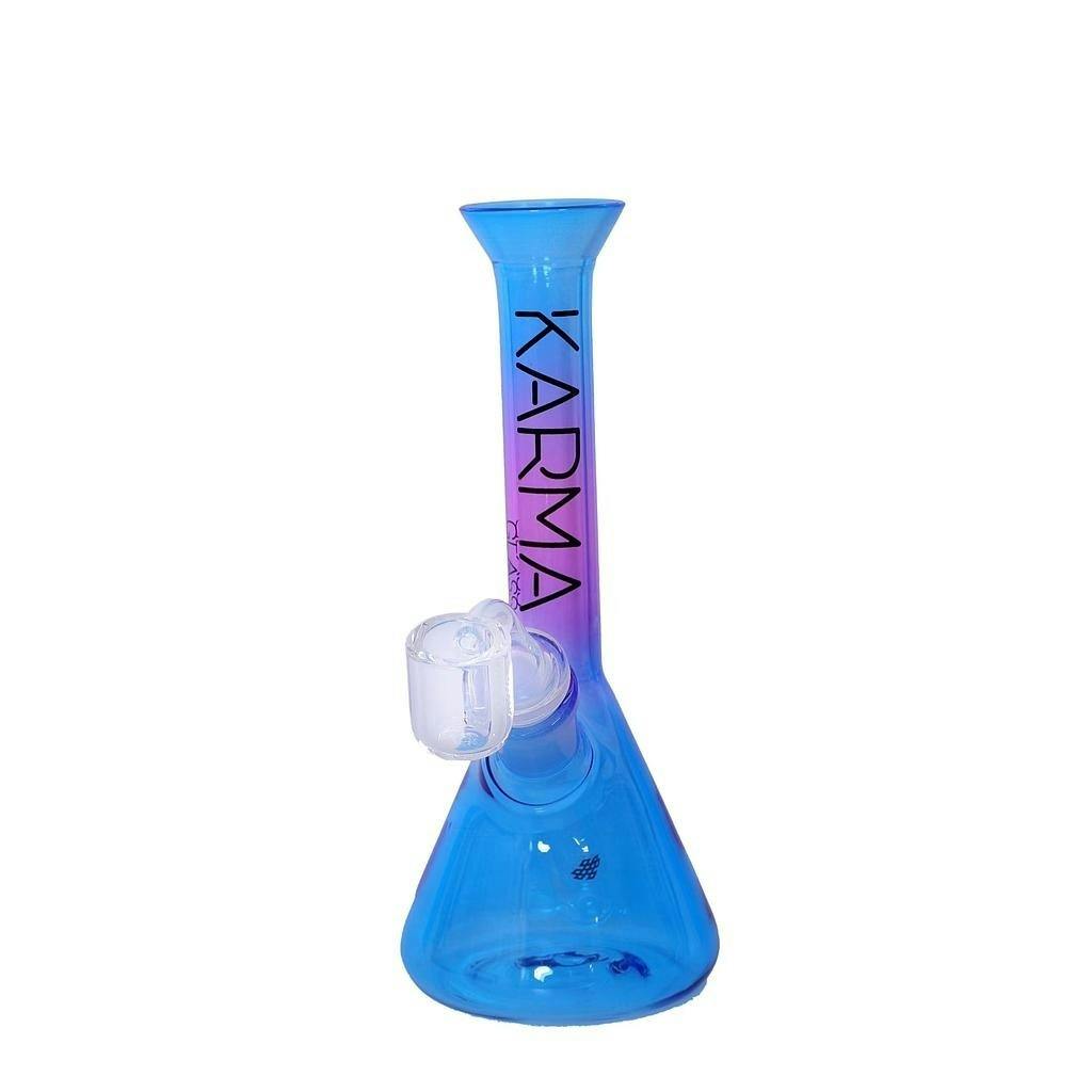 Karma - 7" Dab Rig - Two Toned Beaker Rig (Blue & Pink)