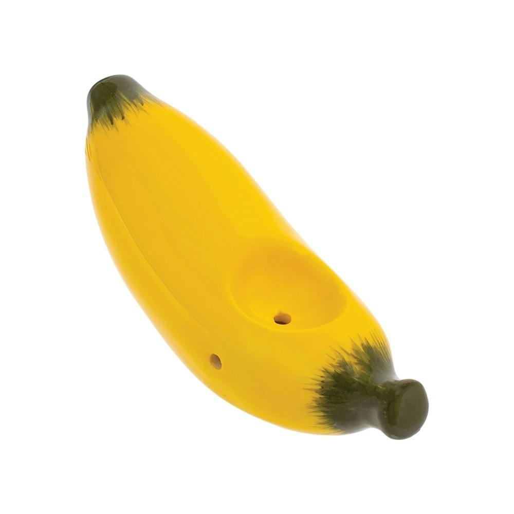 Ceramic Pipe - Wacky Bowlz Banana - 3.5"