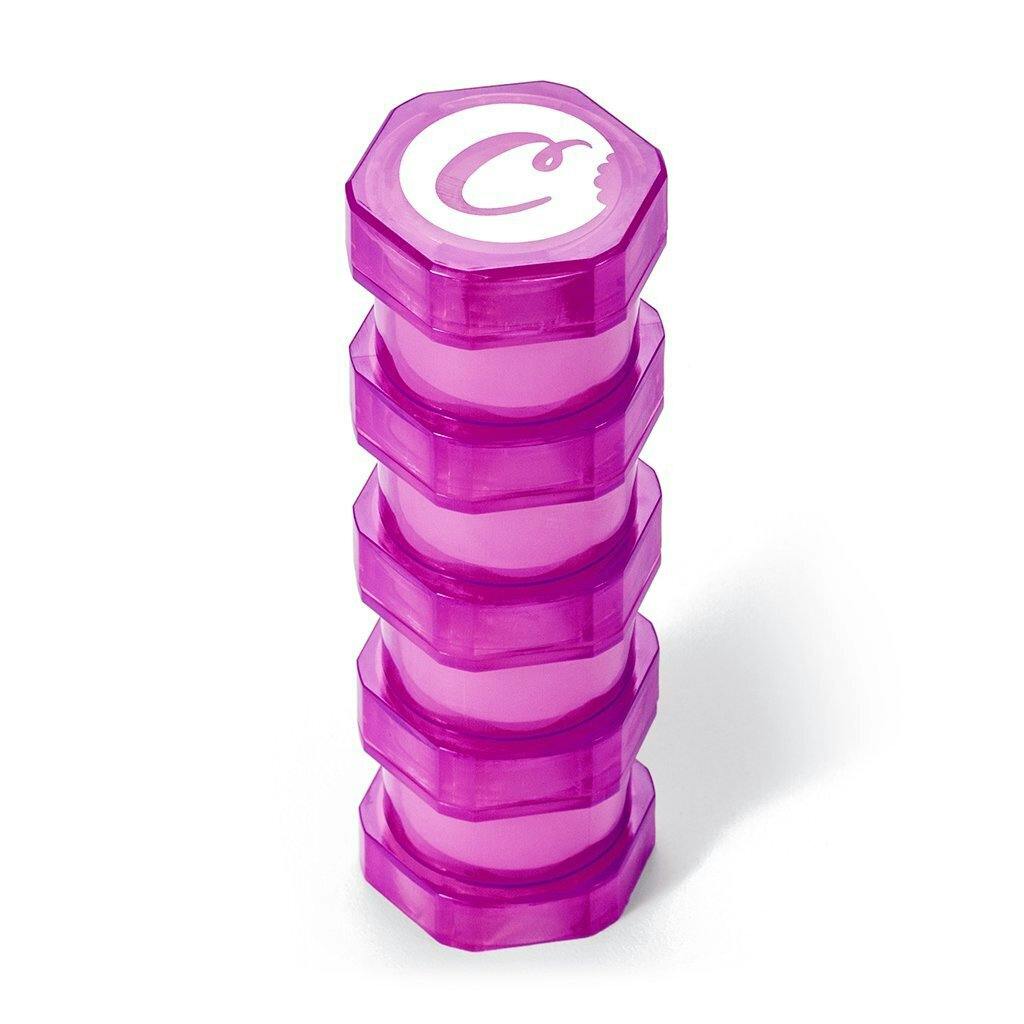 Cookies- V2 Mini Stackable Child Proof Plastic Storage- Jar- Purple at Cookies Coalinga Dispensary & Consumption Lounge