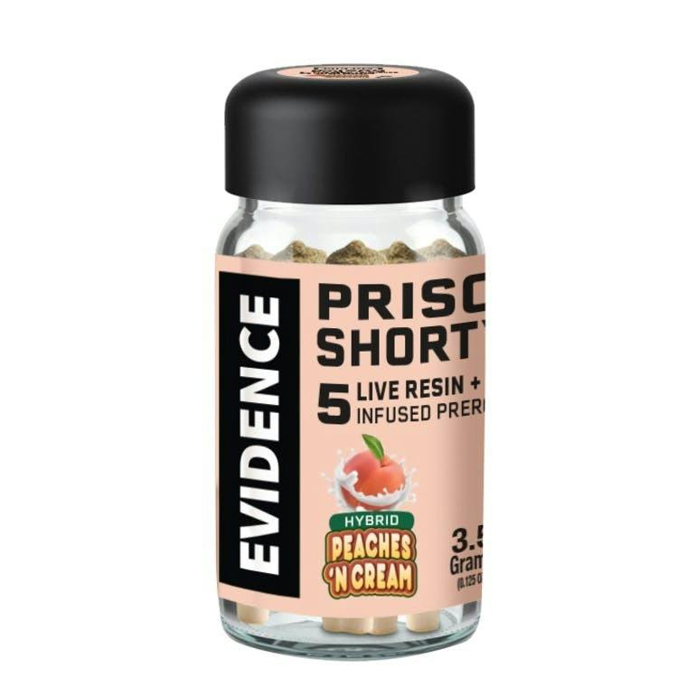 Evidence - Prison Shortys - Peaches and Cream - 5pk - 3.5g at Cookies Coalinga Dispensary & Consumption Lounge