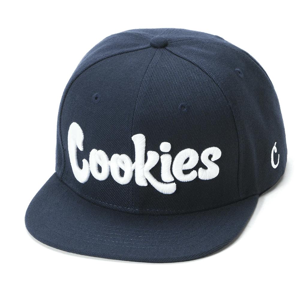Script Snapback - Hat - Navy/White at Cookies Coalinga Dispensary & Consumption Lounge