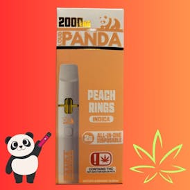 Loud Panda Peach Rings Disposable 2g