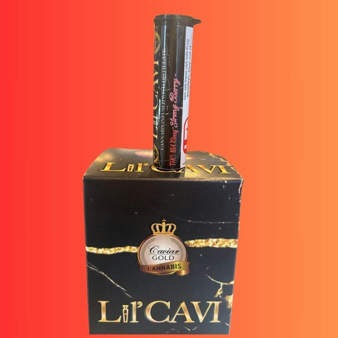 Lil Cavi | Strong Berry | Infused Mini Pre-Roll | 0.3g