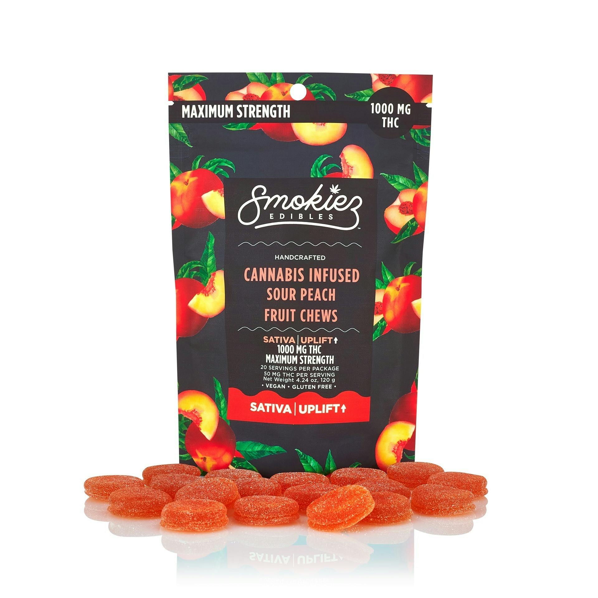 Smokiez Sour Jamberry Gummies 1000mg