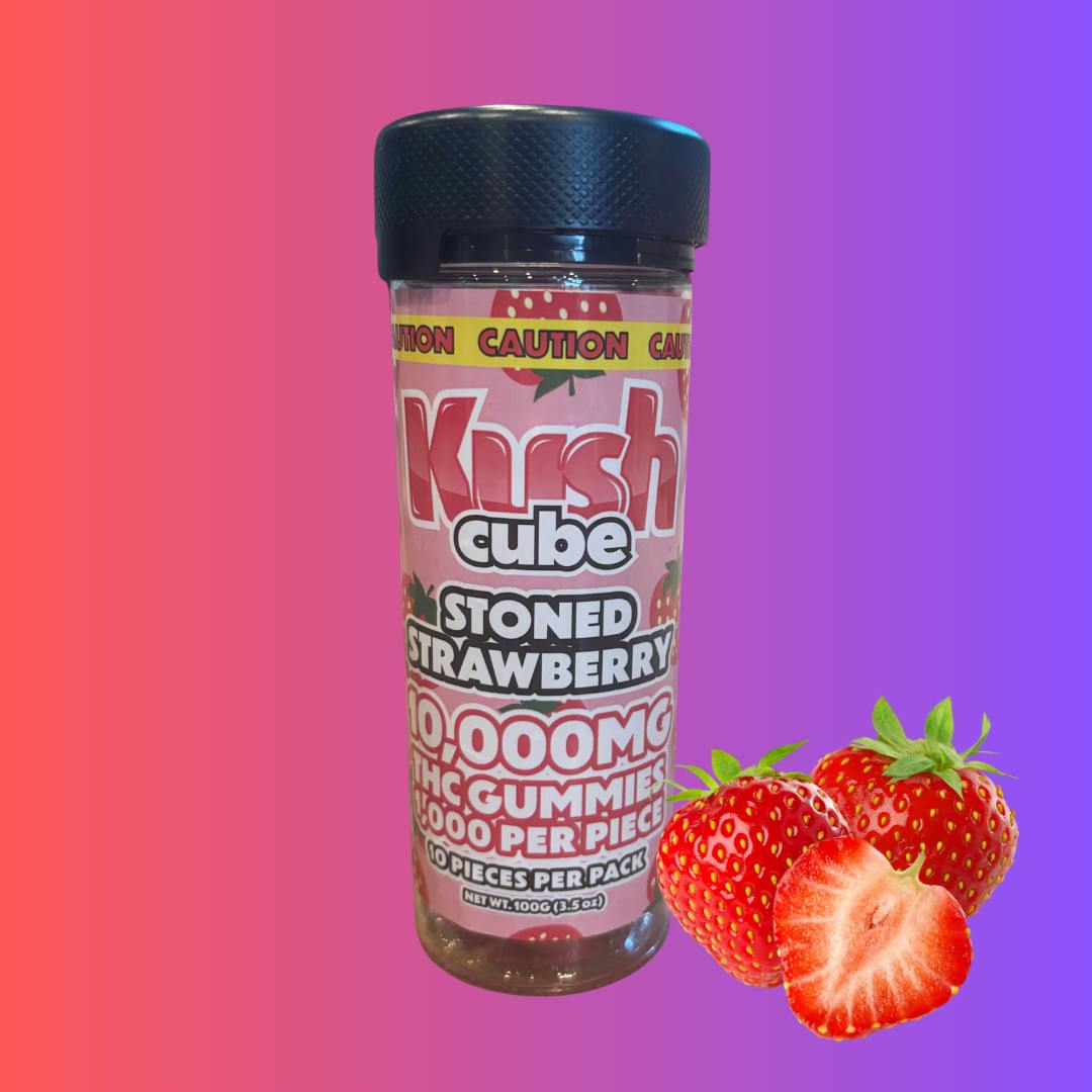 Kush Cubes Stoned Strawberry 10000 Mg